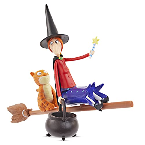 WOW! STUFF Figuras de acción coleccionables The Witch and Cat Twin Pack, Juego de Personajes articulados, Juguetes y Regalos Oficiales de la Serie Julia Donaldson Libros, TV y animación