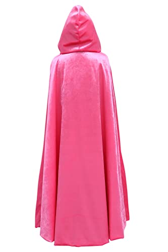 YOSICIL Capa Con Capuch Niña Capa Elsa Frozen Larga Capa Princesa Disfraz Blancanieves de invierno Fiesta cosplay Carnaval Navidad