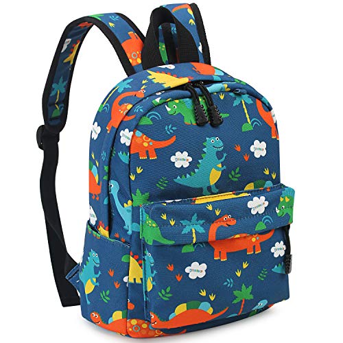 Zicac Mochilas Infantiles, Lona Bolsa Mochila Niño Mochila Bebe Guarderia Mochila Escolar con Animal para Niñas y Niños de 3 a 6 años de Edad