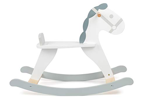 11523 Caballo balancín Skandi, de Madera, Small Foot, Juego de Roles también para niños más pequeños, diseño Moderno