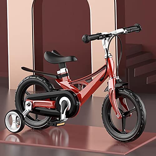 12/14/16 Pulgadas Bici Infantiles,Bicicleta NiñOs/Freno De NeumáTico Oculto/con Ruedas Auxiliares/Giro De 160 ° / Manillar De SillíN Elevable/Apto para NiñOs De 2 A 8 AñOs