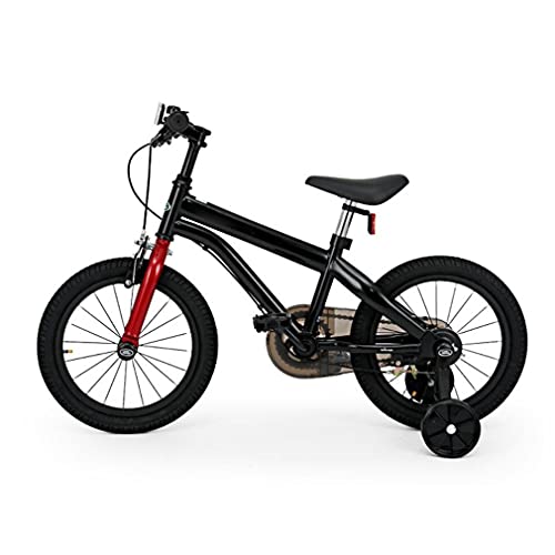 14/16 Pulgadas Bici Infantiles Bicicleta para NiñOs con Ruedas Auxiliares Asiento De Espuma Ajustable Frenos Dobles NeumáTicos De Goma Adecuado para NiñOs Y NiñAs De 3 A 9 AñOs