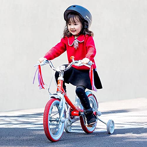 16 Pulgadas Bici Infantiles Bicicleta para NiñOs con Ruedas De Entrenamiento Ruedas De Radios NeumáTicos Regulables En Altura Adecuado para NiñOs Y NiñAs De 5 A 8 AñOs