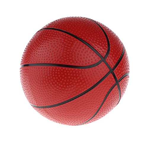 16cm Mini Pelota de Baloncesto de Vinilo Hinchable Juguete para Desarrollo de Hiabilidad Motora de Niños