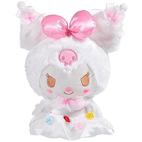 20 cm Kuromi Pure White Peluche Original Ani-Me Sa-Nrio Melody Cinnamorol Blanco Princess Dress Peluche Muñeca Niña Niña Regalo