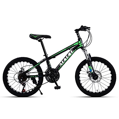 20 Pulgadas 21 Velocidades Bici Infantiles Bicicletas NiñOs,Bicicleta MontañA Todoterreno NiñOs/Frenos Doble Disco/Llanta Fresada/SillíN Elevable/Apto para NiñOs 120-145 Cm