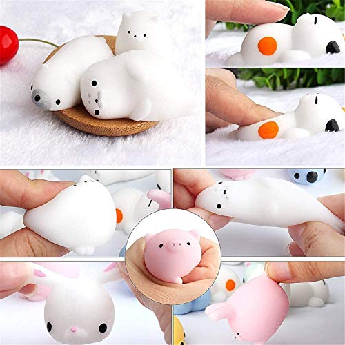 20pcs Fidget Toy Pack Barato Pelota Antiestres Cat Squishy Gato Juguetes Kawaii Mochi Gato,Mini Mochi Juguetes Para Gatos Mini Mochi Squeeze Kitty Toy