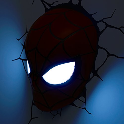 3D Light FX Lámpara de Pared LED, diseño de Marvel con Spiderman 3D de la Marca