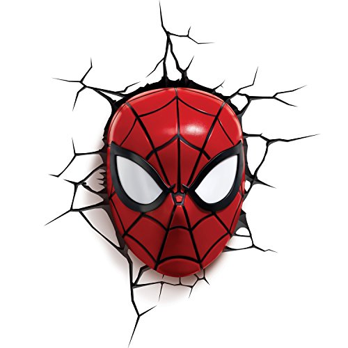 3D Light FX Lámpara de Pared LED, diseño de Marvel con Spiderman 3D de la Marca