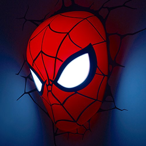 3D Light FX Lámpara de Pared LED, diseño de Marvel con Spiderman 3D de la Marca