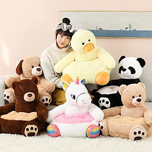 40 * 50cm Dibujos Animados Encantador Oso de Peluche Panda Unicornio Pato Niños Sofá Silla Juguetes de Peluche Asiento Nido de bebé Cama para Dormir Almohada para Adultos Sofá de Peluche para Perros