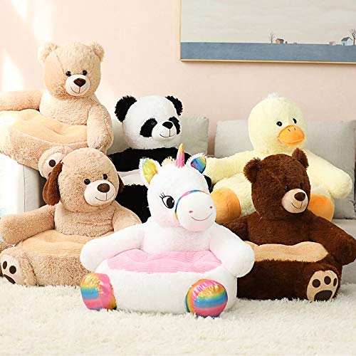 40 * 50cm Dibujos Animados Encantador Oso de Peluche Panda Unicornio Pato Niños Sofá Silla Juguetes de Peluche Asiento Nido de bebé Cama para Dormir Almohada para Adultos Sofá de Peluche para Perros