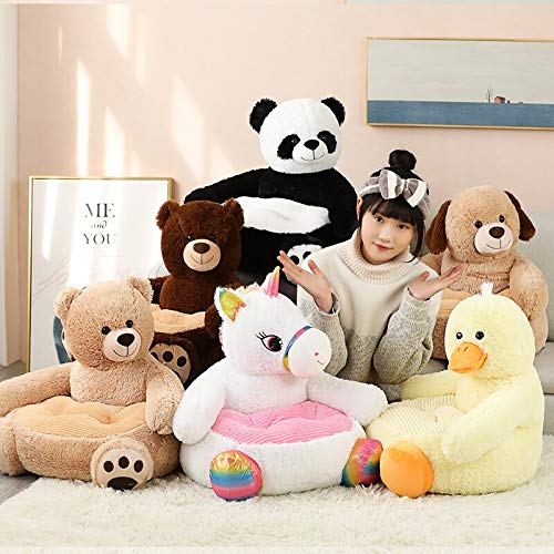 40 * 50cm Dibujos Animados Encantador Oso de Peluche Panda Unicornio Pato Niños Sofá Silla Juguetes de Peluche Asiento Nido de bebé Cama para Dormir Almohada para Adultos Sofá de Peluche para Perros