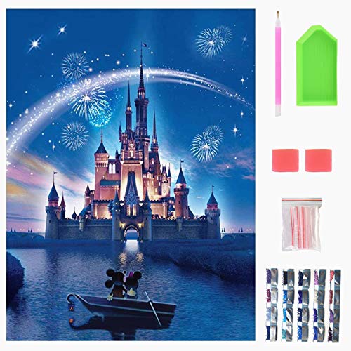 40 x 30cm Pintura de Diamante 5D, DIY Diamond Painting Kit Completo para Niños, Diamond Art Kits para Adultos, Cuadro de Diamantes Principiantes, Manualidades Recreativas, Regalo Exquisito.