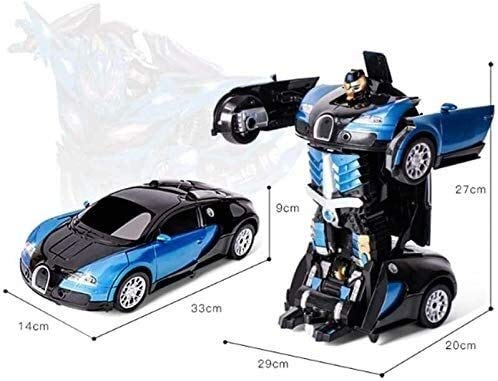 , 4x4 rastreadores Gesto de detección Deformación del robot, 2.4G Transformador coche del truco de King Kong del robot de juguete, 360deg;Rotación Drift Racing, de carga en movimiento de control de co