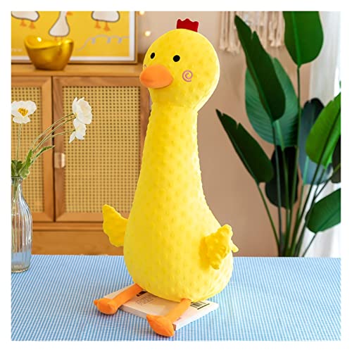 70 cm / 90 cm Kawaii Doudou Pollo Pollo Pollo de Peluche Almohada Lindo Pequeño Yellow Doll Juguetes Juguetes Blanco Blanco Dibujos Animados Muñeca Calmante Pingüino (Color : Yellow, Height : 90Cm)