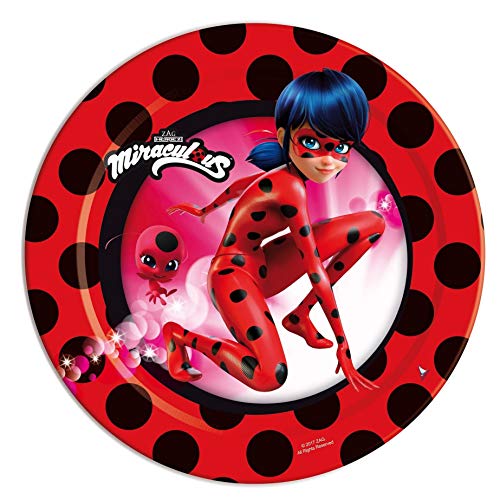 8 Platos 18 cm Ladybug