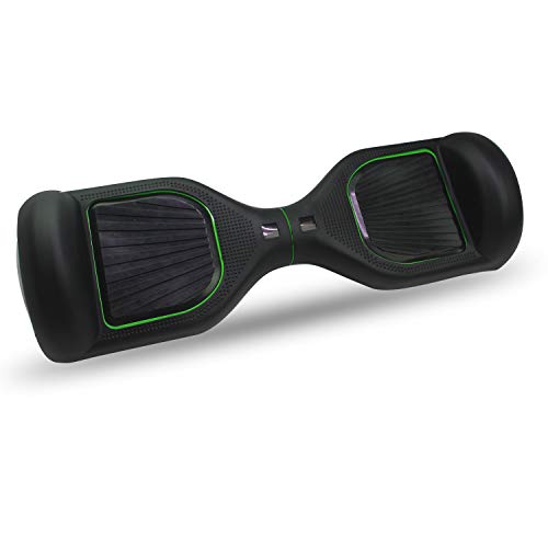 ABBY Protectora Silicona para 6.5" Smart Scooter Balance Patinete Electrico Hoverboard Cover (Negro)