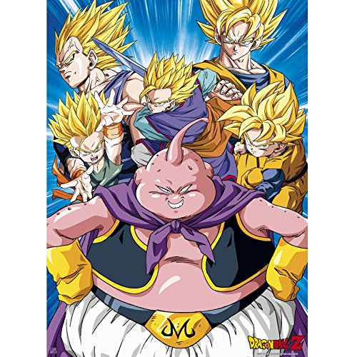 ABYstyle abystyleabydco242 Abysse Dragon Ball DBZ/Buu vs Super Saiyans Póster, 52 x 38 cm