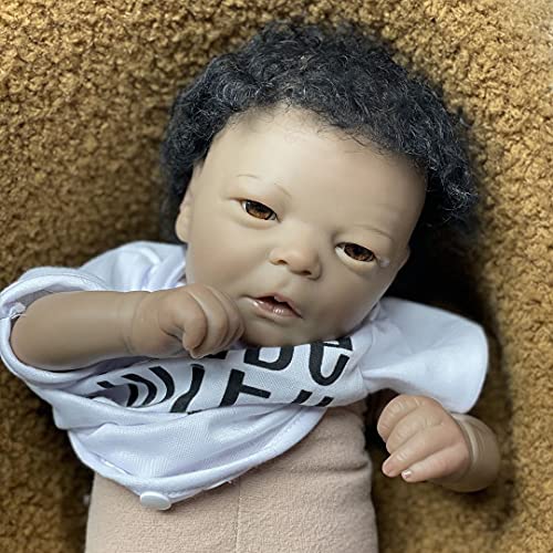 Adolly Reborn Muñeca Vívido 16 Pulgadas Cuerpo de Tela Relleno de Algodón Muñecas Recién Nacidas eso Parece Real como Regalo para Niñas Niños de 3 Años en Adelante