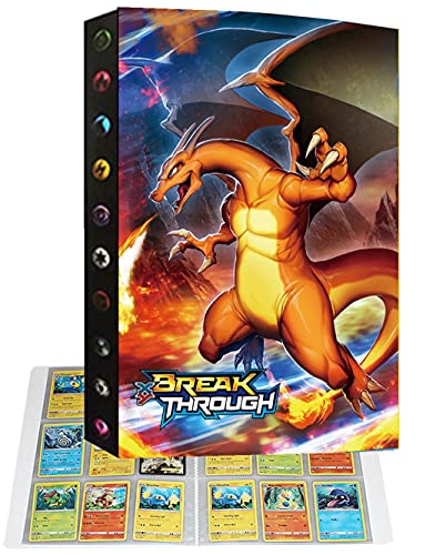 Álbum archivador portatarjetas compatible con tarjetas Pokemon V, archivador portátil para tarjetas coleccionables, 24 páginas con capacidad para 432 tarjetas (432P-9)