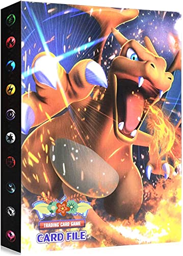 Álbumes de Cartas, Carpeta de Tarjetas, Tarjetero de colección, Álbum Titular de Cartas, 30 páginas con capacidad para 240 cartas (Charizard)