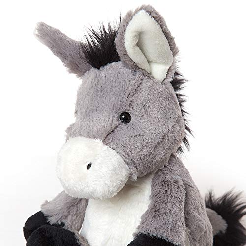 All Creatures- Cleo The Donkey - Peluche de Burro, Medium (Carte Blanche Greetings AP4QW008)