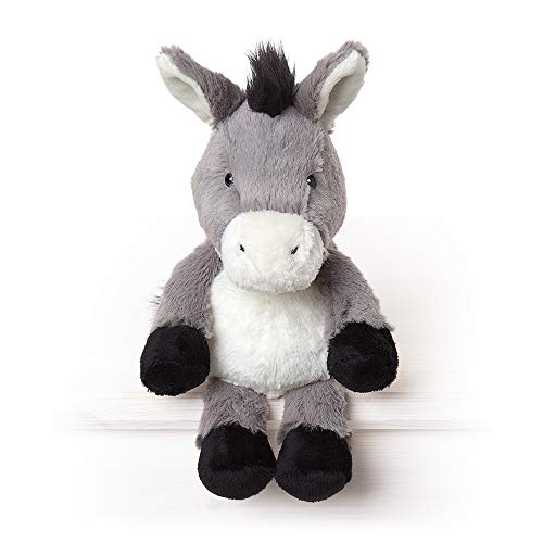 All Creatures- Cleo The Donkey - Peluche de Burro, Medium (Carte Blanche Greetings AP4QW008)