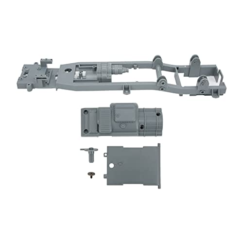 Alomejor Chasis de Coche de Camión RC, Chasis de Plástico para WPL D12 Simulación RC Coche Piezas de Bricolaje Accesorios