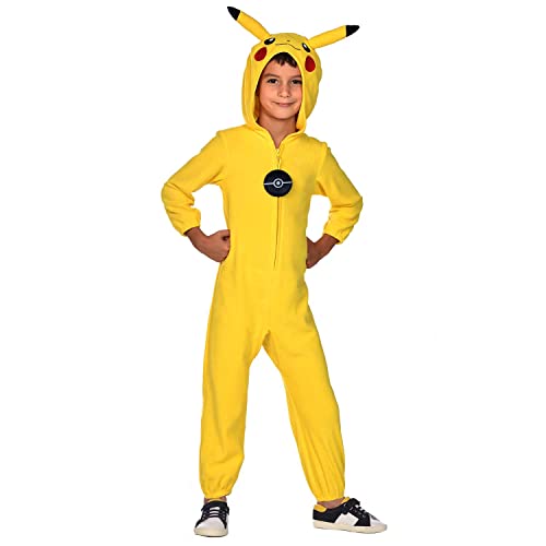 amscan 9908883 Disfraz de Pikachu con licencia oficial de Pokemon para niños (4-6 años)