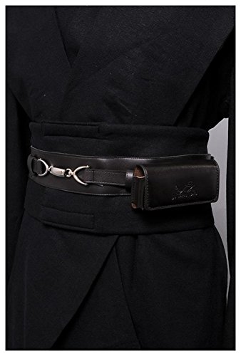 Anakin Skywalker Disfraz Jedi Cosplay Disfraces para adultos Hombre Negro XXXL