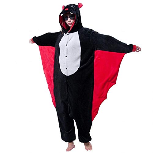 Animal Bee Koala Raccoon Caballo Vaca Canguro Serpiente Lemur Ardilla Murciélago Mono Disfraz Disfraz Pijama Ropa de Dormir Carnaval, M(altura 160cm-170cm)