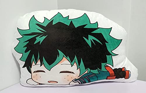 Anime Plush My Hero Academia Deku Plushie Almohada MHA Eijirou Plushies Almohadas Muñeca Juguete Cojín Decoración del hogar (Deku, L)