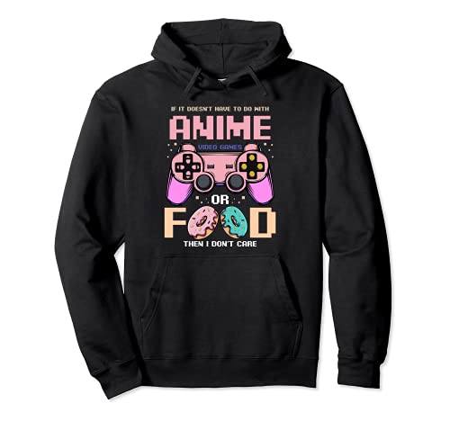 Anime Videojuegos Comida Donas Juegos Juegos de azar Amante Sudadera con Capucha