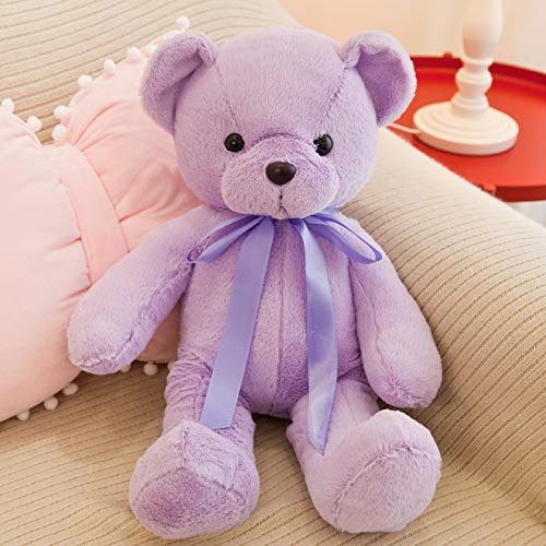 Anyinghh 35/45/60 cm Medio Lindo Oso de Peluche Abrazo Oso muñeca Oso Almohada Ragdoll de Peluche de Juguete para niñas Regalo de cumpleaños 60 cm de Color Morado Oscuro