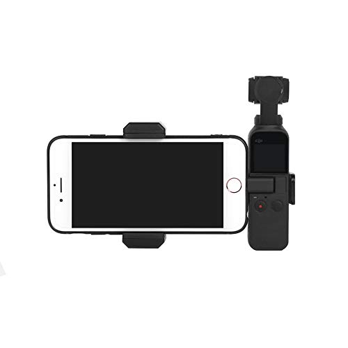 ARCADORA Negro multifuncional soporte de teléfono móvil kit clip titular de teléfono+trípode+selfie stick para DJI OSMO bolsillo y 2 cámara cardán