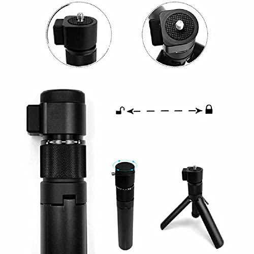 ARCADORA Palo selfie invisible para Insta360 VR cámara deportiva Bullet Time Hand Grip trípode 28-111CM ajustable