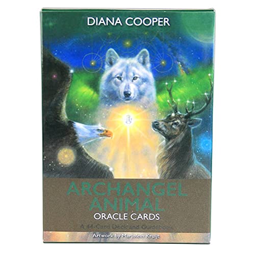 Arcángel Animal Oracle Tarjetas Tablero Tablero Tablero Deck Juegos Tarot Cards Adivination Fate Tarjeta Tarjeta Tarjeta de Vacaciones Familia Familia Regalo