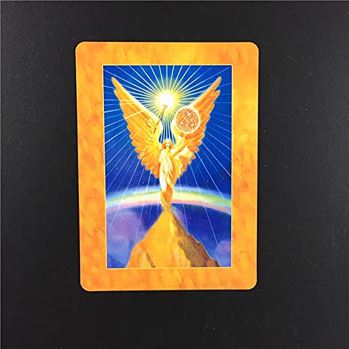 Arcángel Oracle Tarjetas Tablero Tablero Deck Games Tarot Cards Divination Fate Tarjeta de Juego Familia Familia Regalo,with Bag,Standard