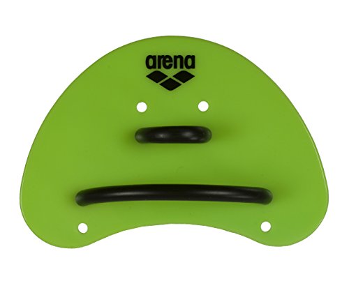 Arena Trainingsgerät Elite Finger Paddle - Palas de mano para natación, color verde (acid lime/black), talla única