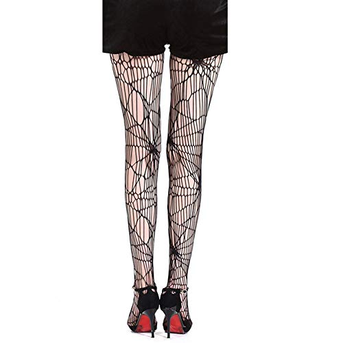 Asien 1 par de recuerdos de Halloween del Web de araña Net Pantyhose medias para mujeres adultos traje de Halloween calcetería