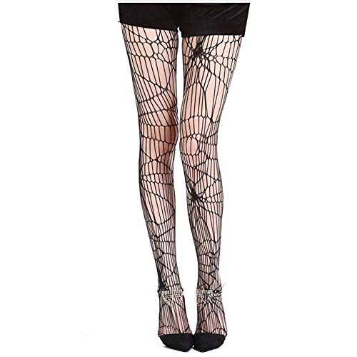 Asien 1 par de recuerdos de Halloween del Web de araña Net Pantyhose medias para mujeres adultos traje de Halloween calcetería