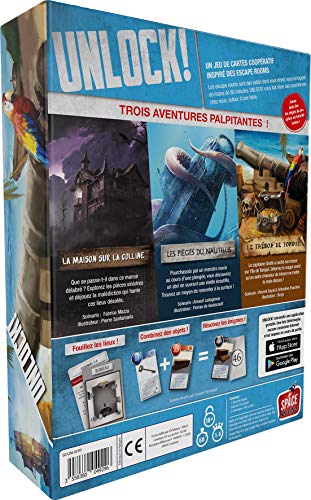 Asmodee SCUNL02FR - Juego de Aventuras Unlock Mystery Adventures