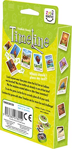 Asmodee - Timeline Inventions Eco Blister - Juego de Cartas