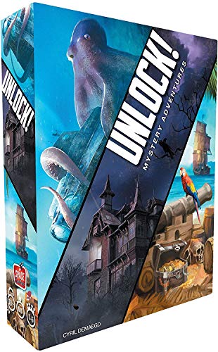 Asmodee - Unlock Mystery Adventures - Juego de Mesa de edición en Italiano, Multicolor, SCUNL02IT