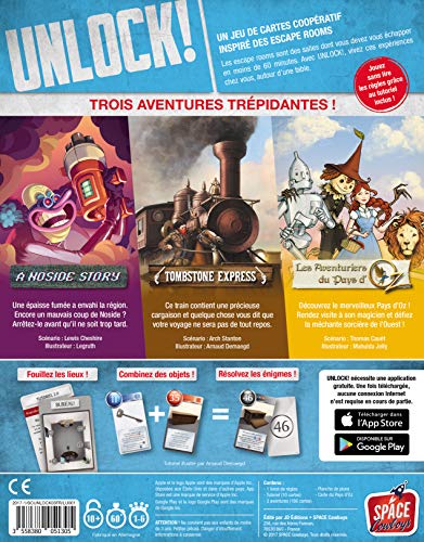 Asmodee- Unlock Secret Adventures, SCUNL03FR