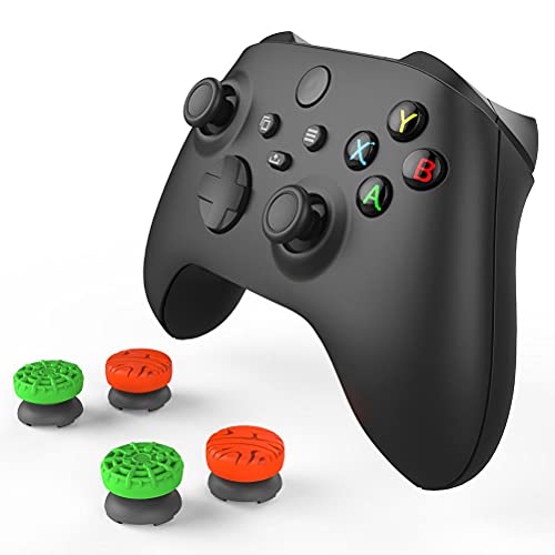 Asotagi Juego de 8 piezas de goma de silicona mango agarre pulgar agarre Rocker Cap compatible con mango XboxSeries