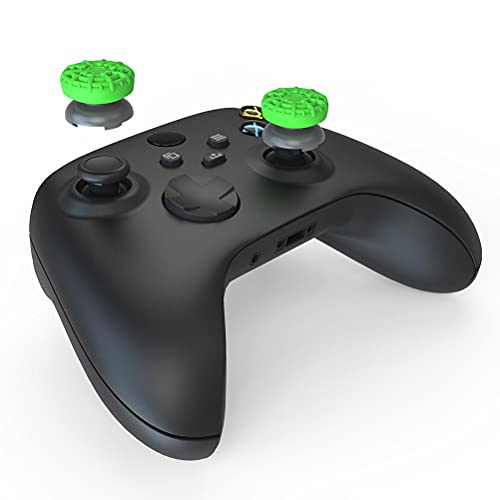 Asotagi Juego de 8 piezas de goma de silicona mango agarre pulgar agarre Rocker Cap compatible con mango XboxSeries