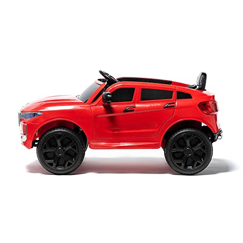 ATAA Boss 12v - Rojo -Coche eléctrico para niños Boss de 12V con potentes Motores de 38W y Mando para Padres