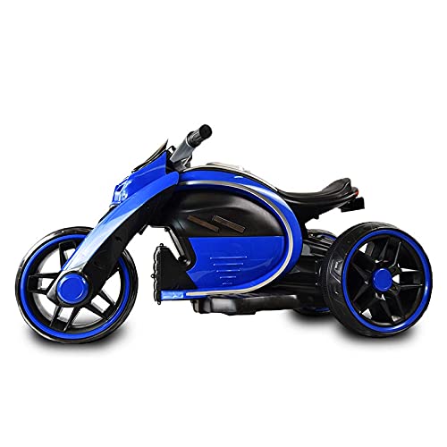 ATAA Super Fighter - Azul- Moto eléctrica Infantil Super Fighter para niños y niñas con batería 12v